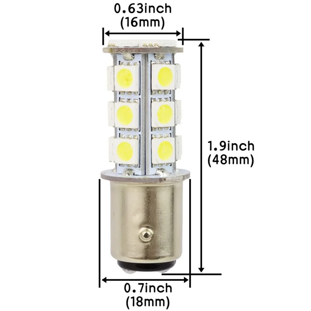 Safego 4 шт. 1156/1157 BA15S 18 SMD 5050 Светодиодная лампа для автомобильного сигнала поворота