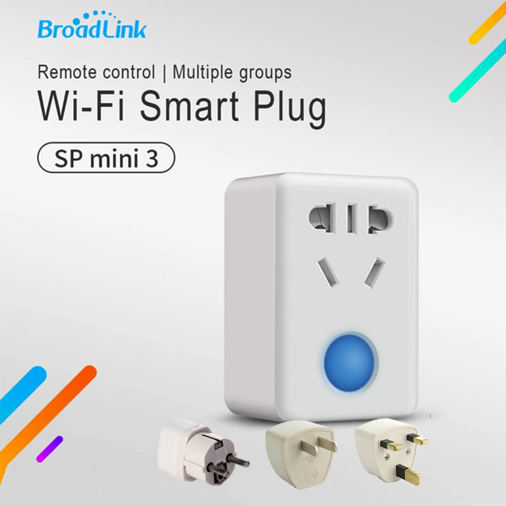 Беспроводная смарт розетка Broadlink SP Mini3 с дистанционным управлением Wi Fi/4G новый
