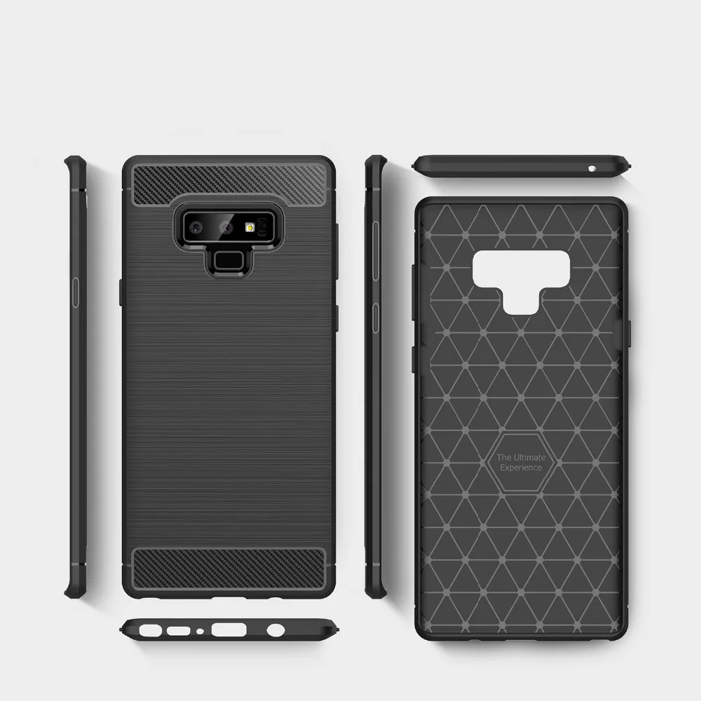 Для samsung Galaxy Note 9 чехол из углеродного волокна Мягкий для S8 S9 Plus 8 S8Plus S9Plus крышка |