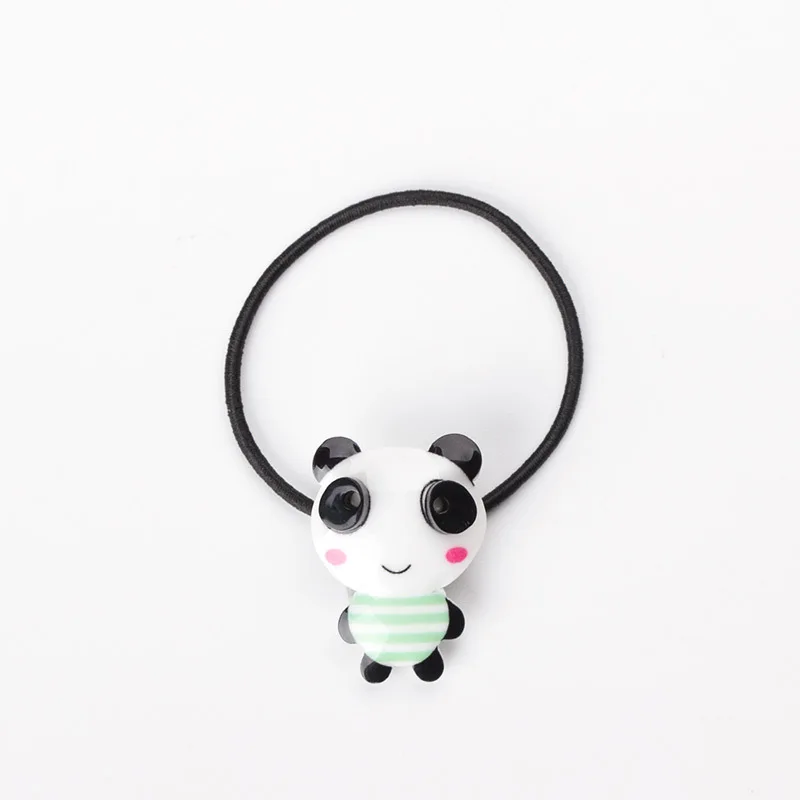 N18Green 1 шт. корейский модный эксклюзивный головной убор для детей с мультяшной пандой, головной убор для волос, аксессуары для волос для девочек, Милая Детская повязка на голову - Цвет: N18Green