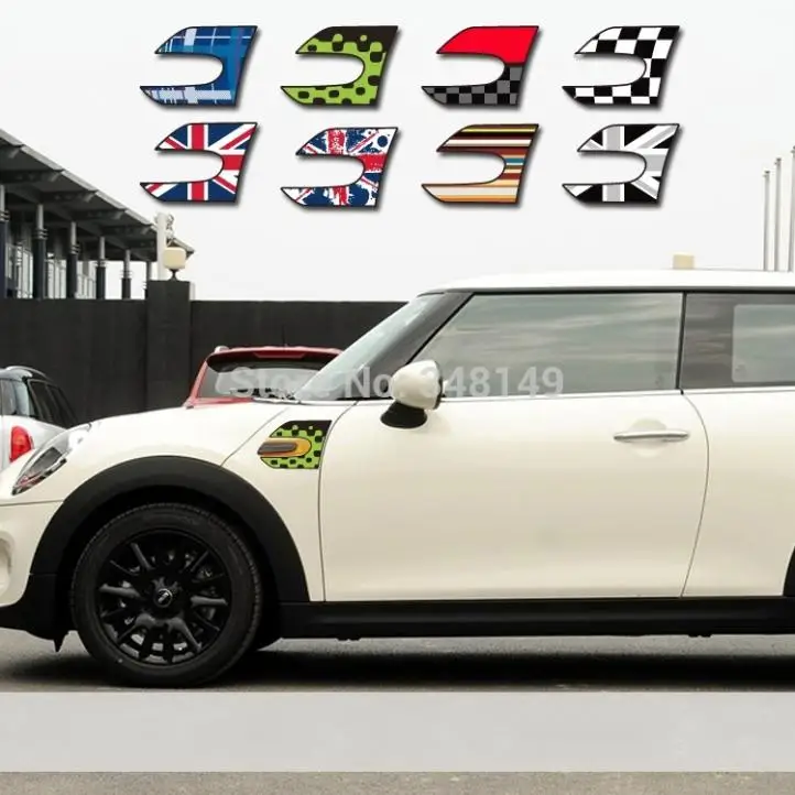 Стикеры для автомобиля Aliauto 2 x наклейки крыла боковые аксессуары MINI COOPER F56|fender
