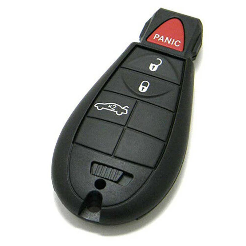 KEYECU IYZ C01C 05026886 OEM Запчасти 3 + 1 4 кнопки умный дистанционный ключ Fobik Fob для Dodge Charger