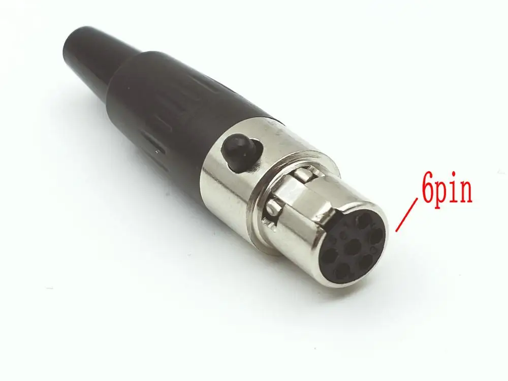 10 шт. разъем для микрофона Mini XLR Female 3pin 4pin 5pin 6pin|Соединители| |