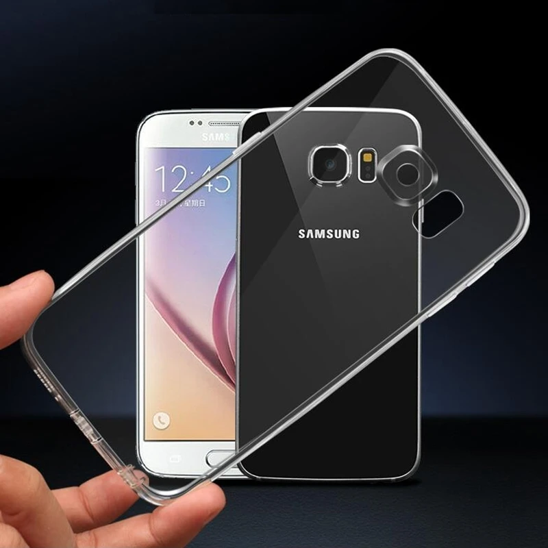 Чехол для Samsung Galaxy S7 Edge Note 5 S6 Plus чехол s7 прозрачный силиконовый мягкий ТПУ 2
