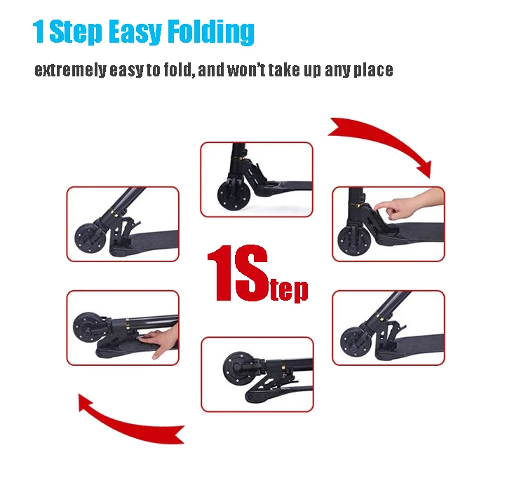 Портативный алюминиевый мощный складной Электрический Скутер 2 колеса скейтборд