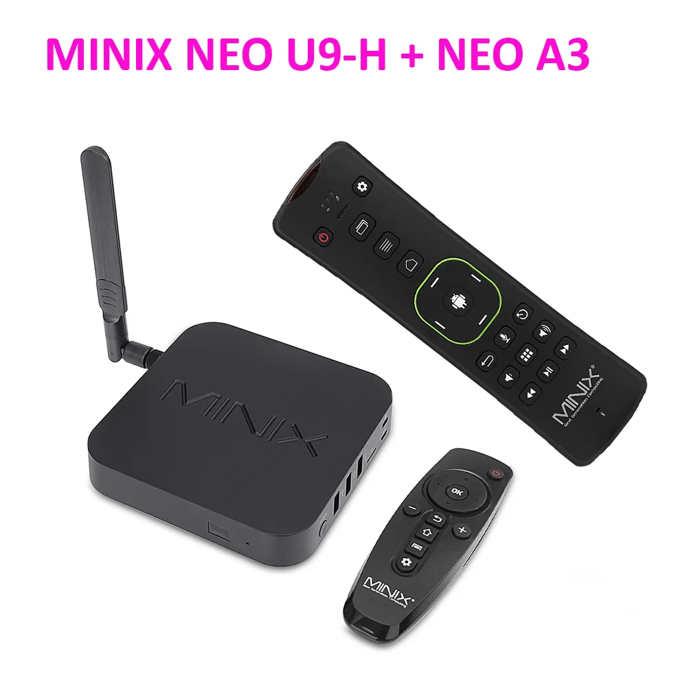 Оригинал MINIX NEO U9-H Android 7 1 ТВ Box Amlogic S912-H Octa Core 2G/16G 802.11ac 2 4/Wi-Fi 5 ГГц 4K HDR IP Смарт коробка