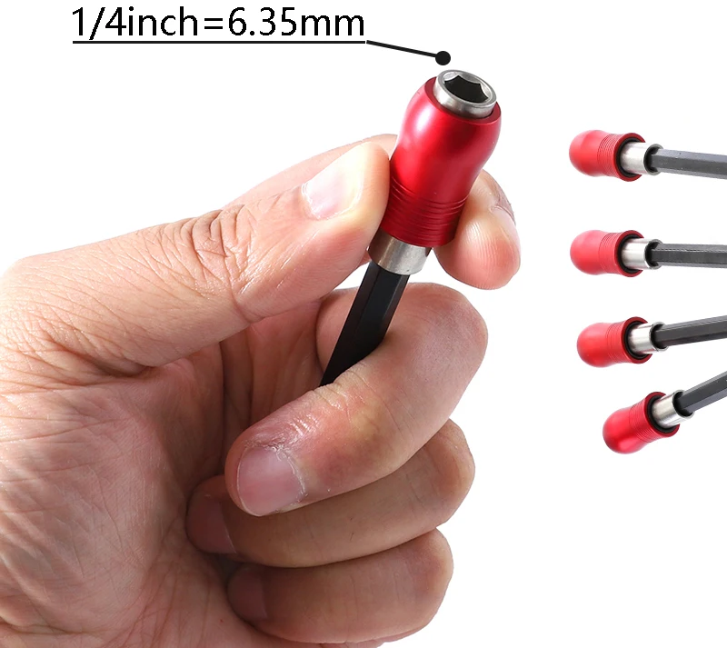 1/" Quick Release отвертка сверло Holder60-300mm магнитный шестигранный хвостовик удлинитель розетка для наконечник отвертки