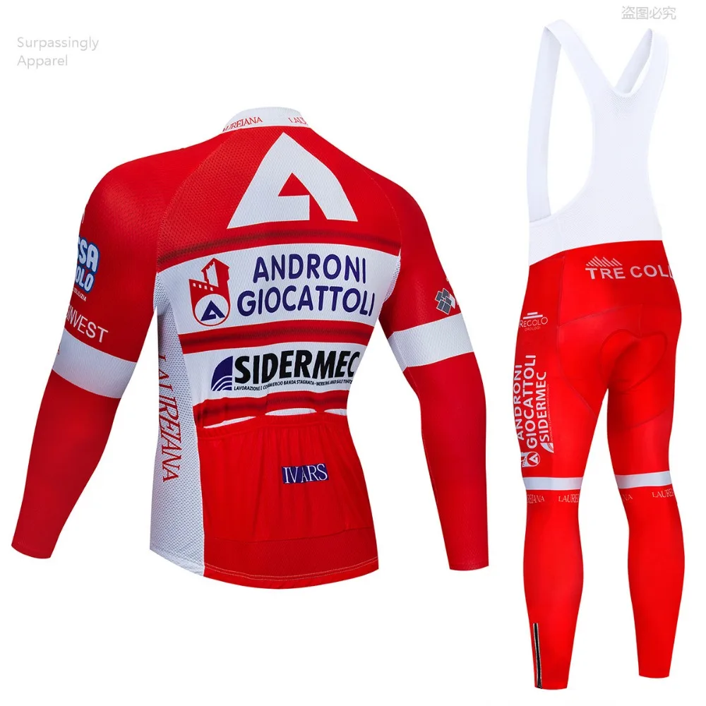 2019 Racing Team ANDR Cycling Jersey Set Autumn Spring Long Sleeve Bib Pant High Quality Clothing 16D Gel | Спорт и развлечения