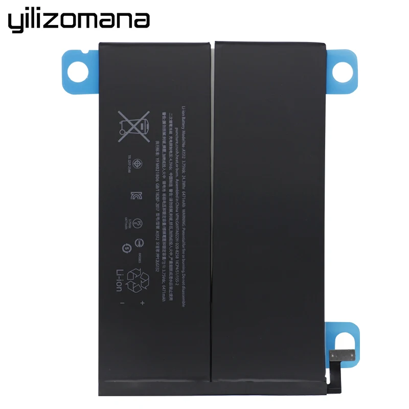 YILIZOMANA Оригинальный аккумулятор для планшета Apple iPad Mini 2 3 6471 мАч A1489 A1490 A1491 A1599