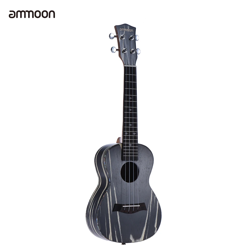 Ammoon 24 &quotминиатюрная гитара укулеле Акустическая 4 строки Ukelele18 Лады деревянная