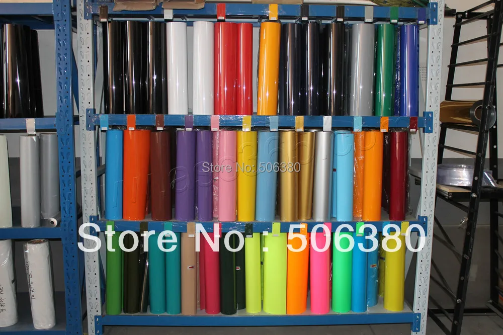

FREE SHIPPING 33Rolls 50CMX100CM Heat Transfer PU Vinyl With Sticky Back 33colors Plotter Print