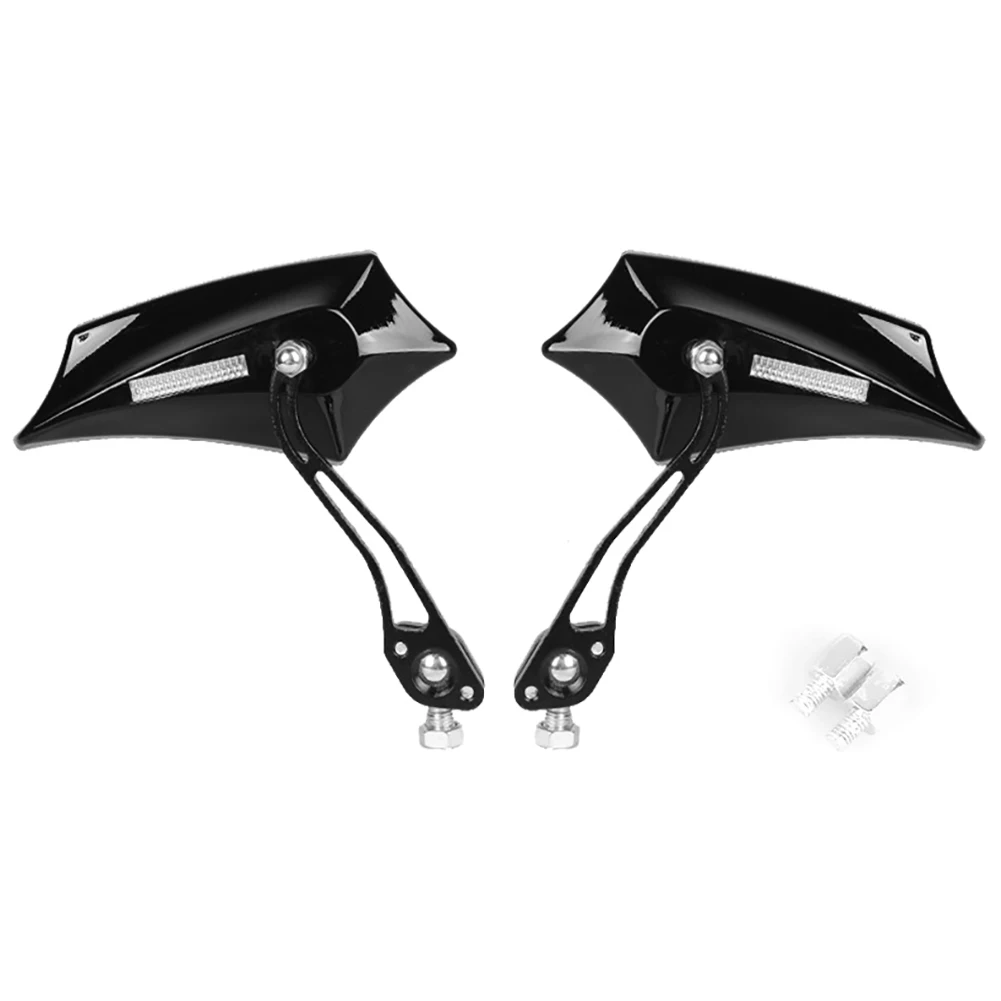 Боковое зеркало заднего вида для мотоцикла квадроцикла велосипеда 8 мм/10 мм 1 пара