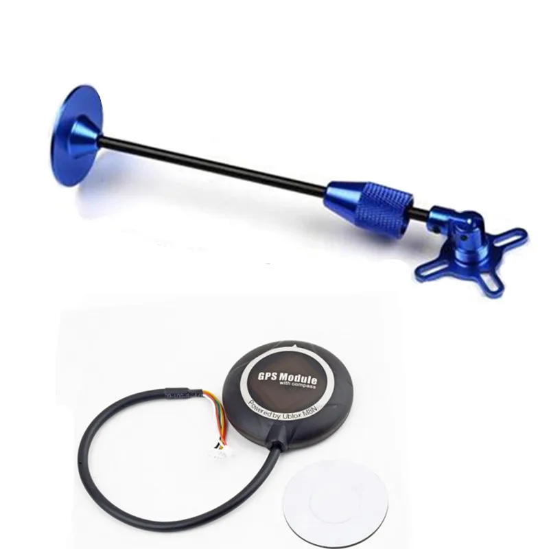 Ublox NEO M8N gps модуль с подставкой для APM APM2.5 APM2.6 Pixhawk 2,4. 6 - Цвет: with Blue holder