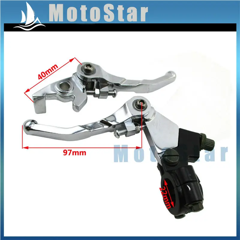 Складные тормоза рычаг сцепления для китайского 50cc 70cc 90cc 110cc 125cc 140cc 150cc 160cc Pit Bike SSR