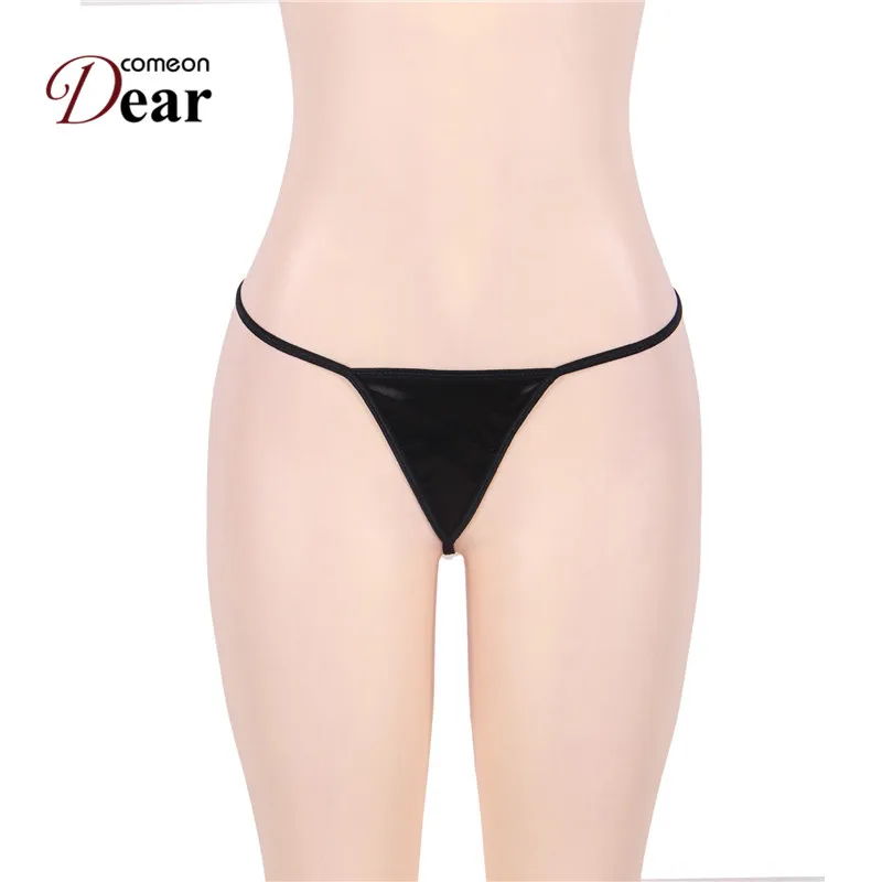 Комплект нижнего белья Comeondear Bielizna Damska Komplety K80418 фиолетовый и черный цвета 3 шт.