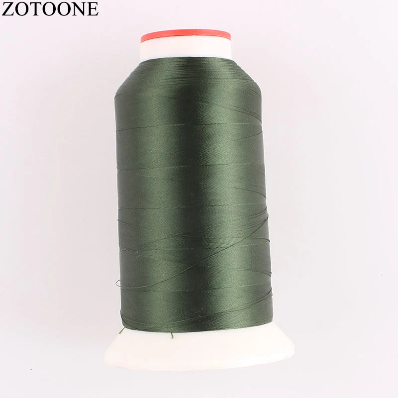 Цветная пряжа ZOTOONE нитки для вышивальной машинки рукоделия вощеные аксессуары