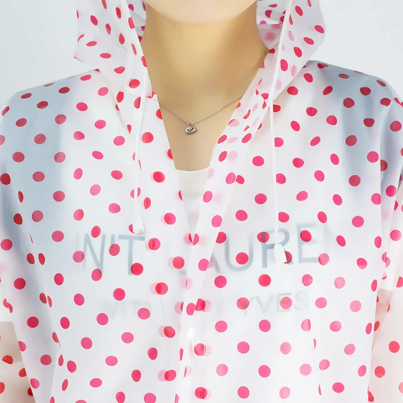 Fashion Dot Adult Man Women Environment Raincoat Rainwear Waterproof Poncho Tour Transparent Girl Rain Coat Gear JJ-SYYY138- | Дом и сад