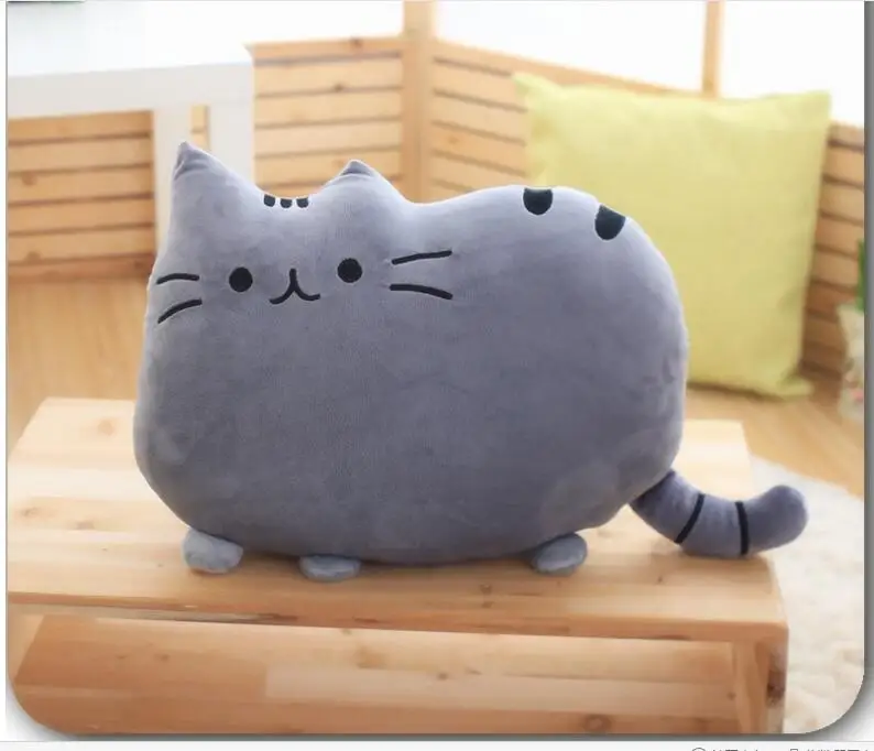 Креативная Строительная Подушка 25*20 см кукла счастливого кота милая парная