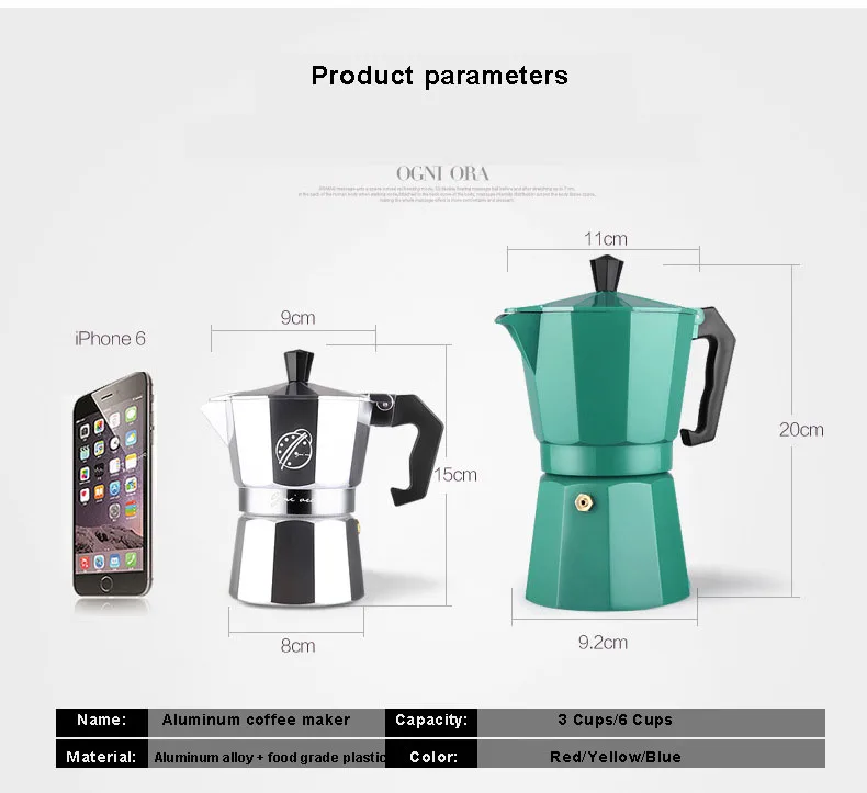 Кофеварка из алюминия Mocha кофейник Moka Espresso Cafeteira Expresso Percolator кофемашина фильтр горшок для домашнего использования