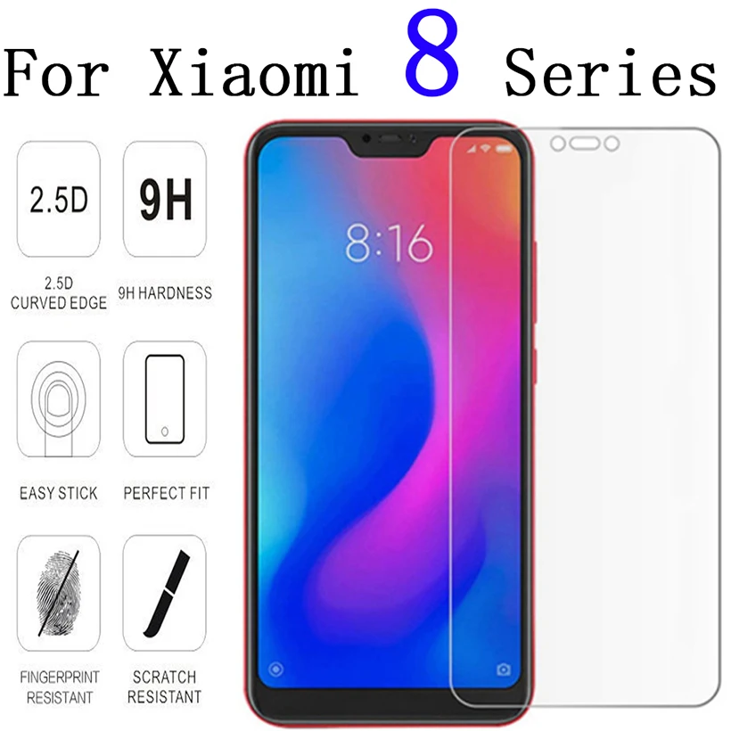 Защитное стекло для xiaomi mi 8 lite закаленное защиты lite|Защитные стёкла и плёнки
