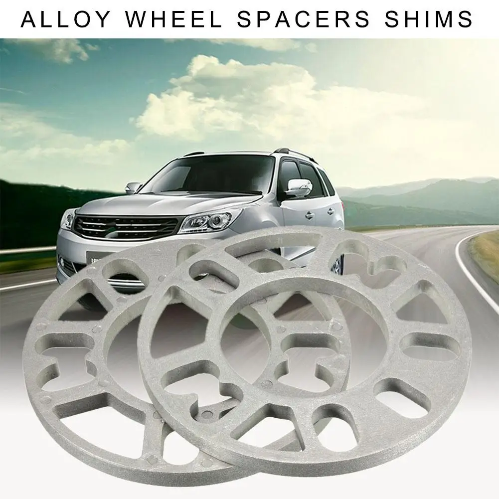 2 х Универсальный 10 мм Литые алюминиевые колесные проставки панель прокладок 4/5