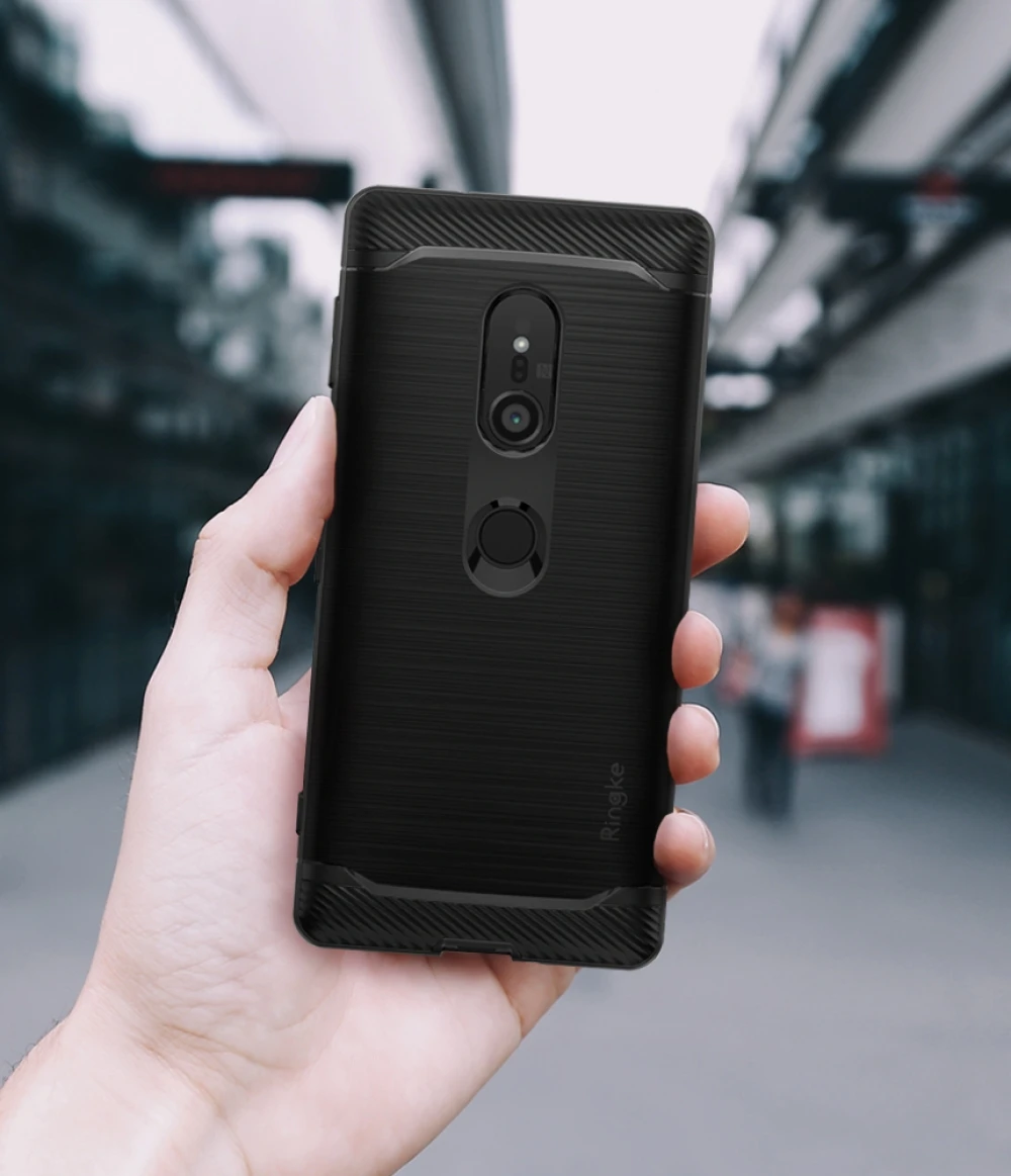 Ringke Onyx для sony Xperia XZ2 чехол Гибкая крышка ТПУ чехол военный класс Защита черный чехол для Xperia XZ2