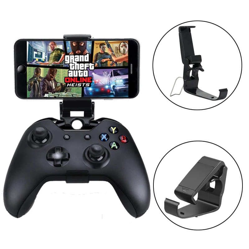 Держатель для мобильного телефона с зажимом для Xbox One S/Slim контроллер Джойстик крепление рукоятка подставка для Xbox One геймпад для samsung/sony