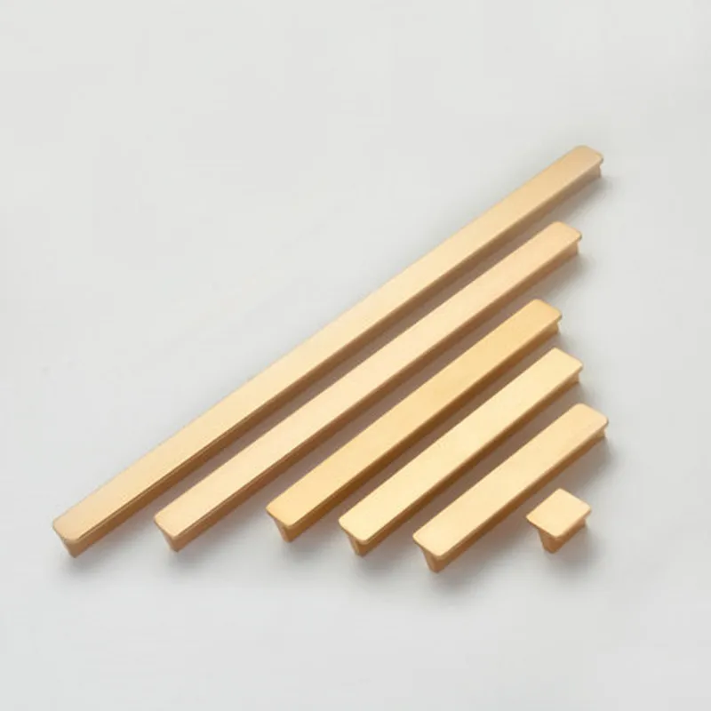 Ручки для шкафа современные минималистичные Т образные золотые черные ящика