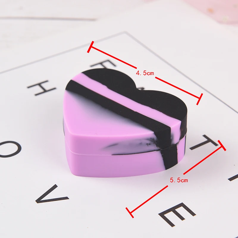 2018 New Heart Silicone Gift Box Stitching Color Wedding Favor Party Random | Дом и сад