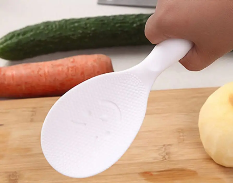 Антипригарная рисовая ложка 2 упаковки пластиковая Лопата для рисоварки риса 9238 |