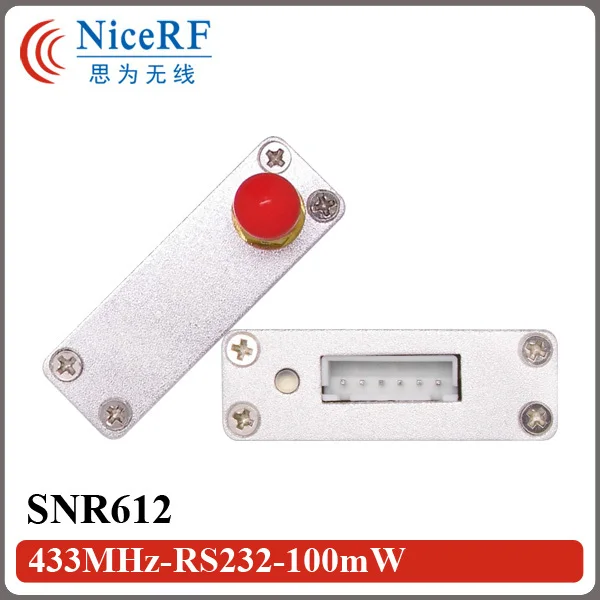 2 шт./лот NiceRF SNR612 100 мВт 20 дБм промышленный сетевой модуль 433 МГц RS485 беспроводной
