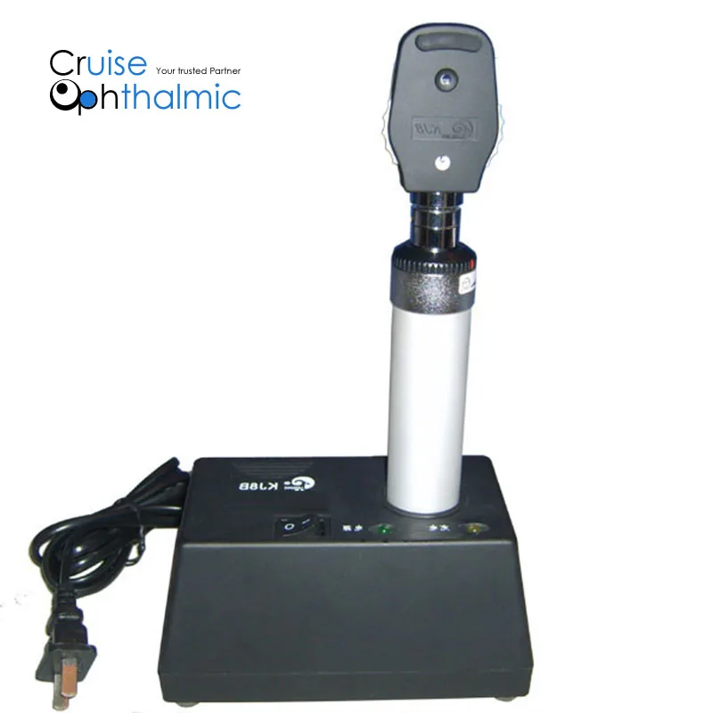 Настольный прямой офтальмоскоп OPH8B | Галогенная лампа Сертификат CE Офтальмоскоп