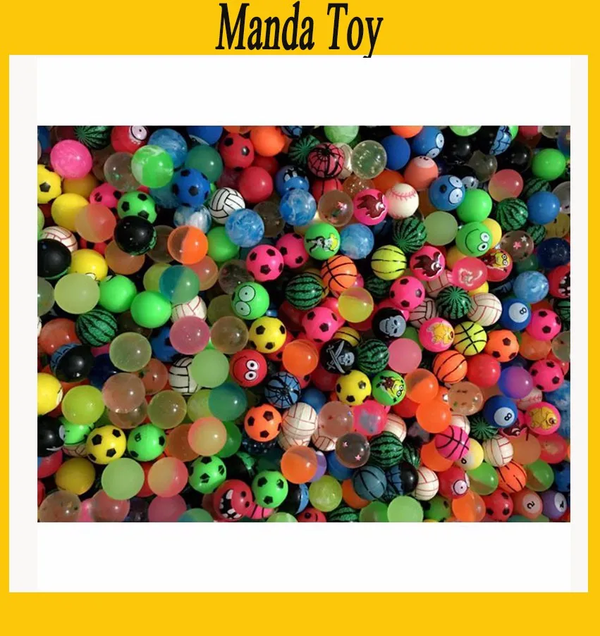 Резиновый мяч для прыжков 27 мм смешанный надувной 50 шт./лот|rubber bouncing balls|bouncing ballskip