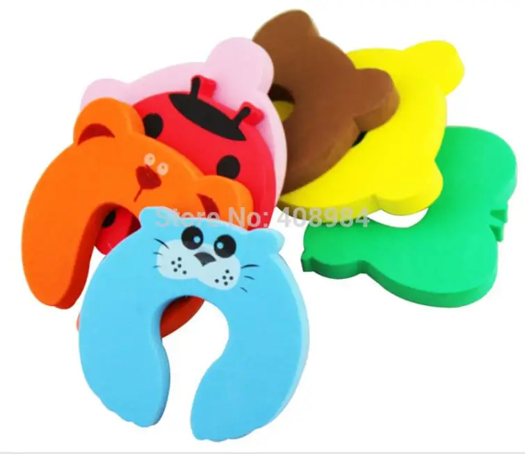 100 шт. детская защелка для защиты рук мультяшная дверей детской двери зажим