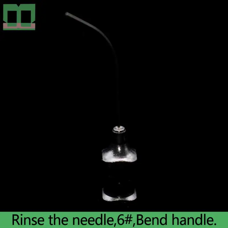 Rinse the needle stainless steel 5# 6# Ophthalmic surgical instrument surgical instrument straight handle bend handle - Цвет: 6