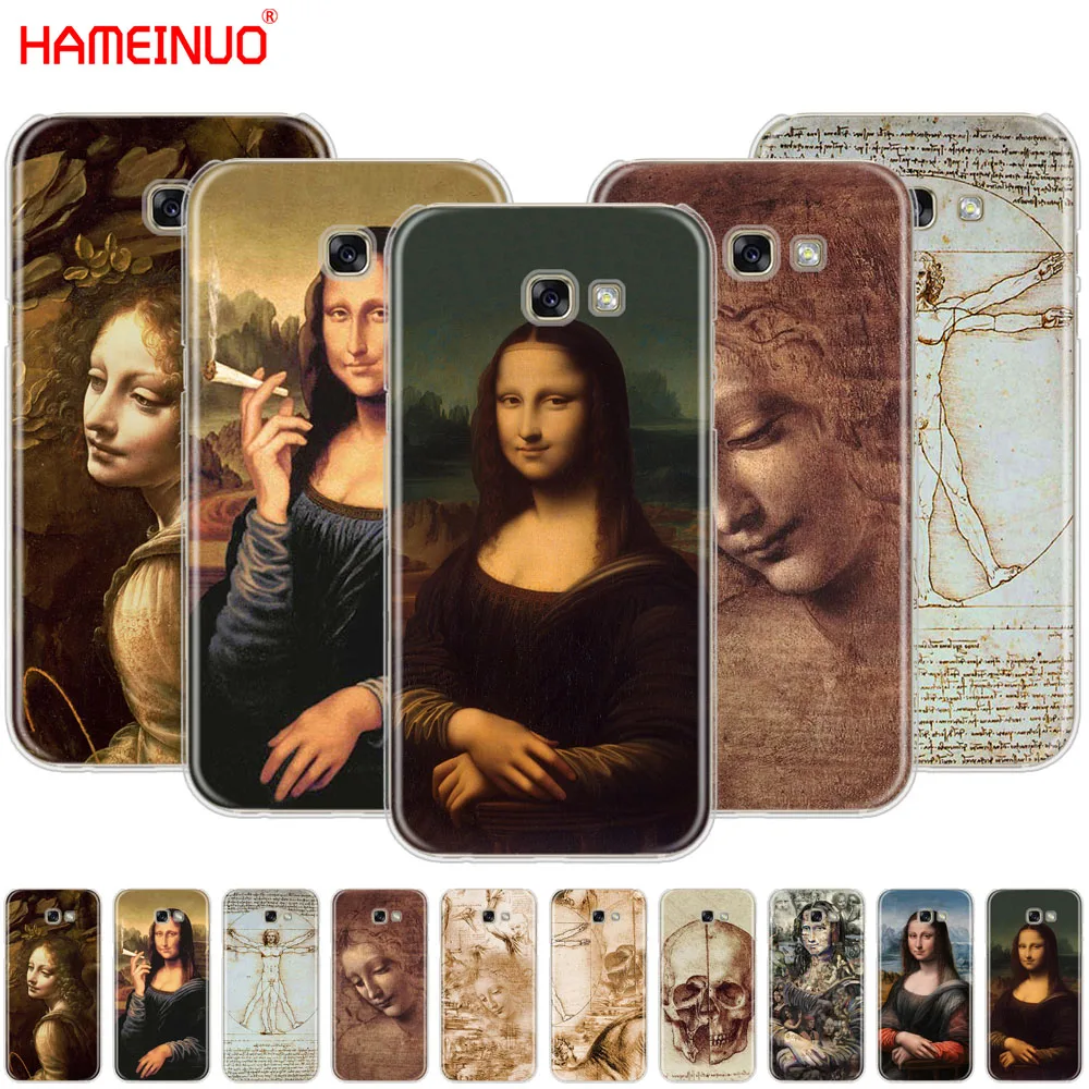 HAMEINUO Mona Lisa Леонардо да Винчи чехол для сотового телефона Samsung Galaxy A3 A310 A5 A510 A7 A8 A9 2016