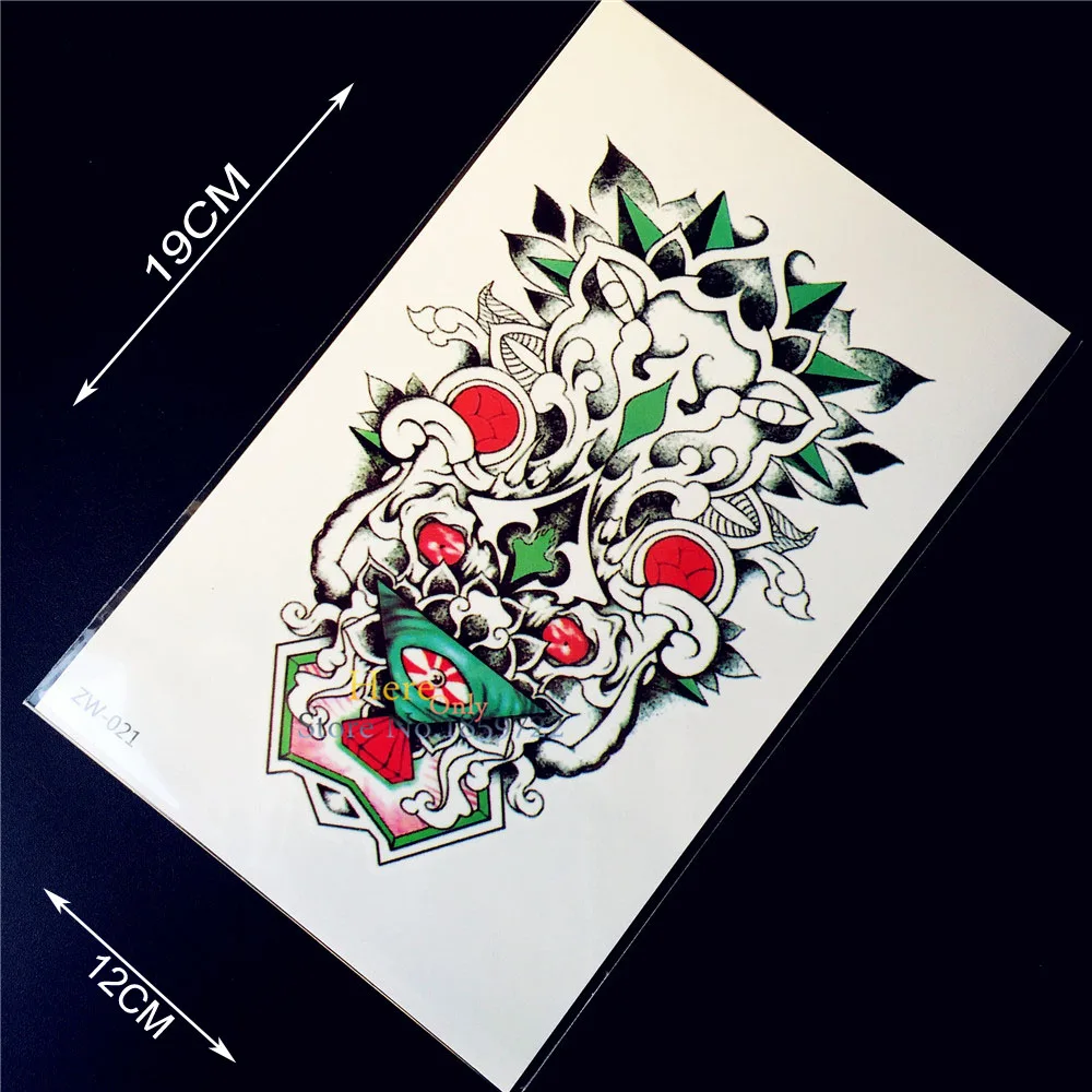 1 шт. крутые 3d нарукавники временные татуировки наклейки для мужчин HZ21