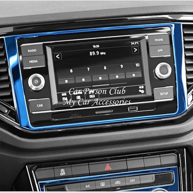 Для VW T Roc 2017 2018 внутренний центральный сенсорный экран дисплей навигационная