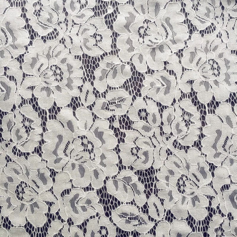 0 91x1 5 метров широкая черная/Слоновая сетчатая Тюлевая марлевая ткань с вышивкой