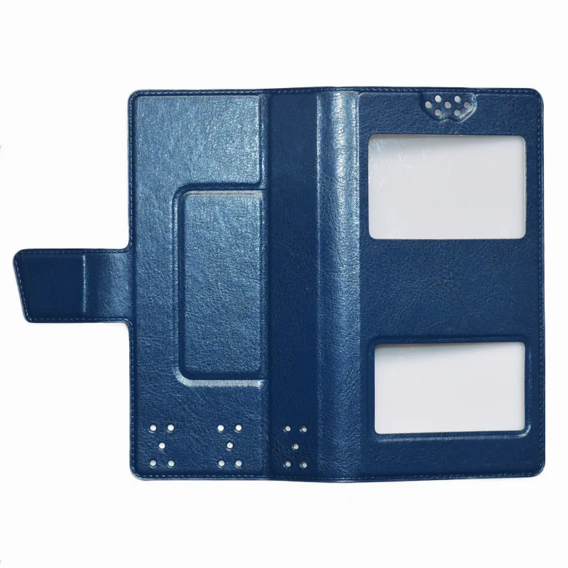 Двойной Окно Универсальный Флип PU Кожаный Чехол Для Elephone S7 Телефон На Складе N4|case