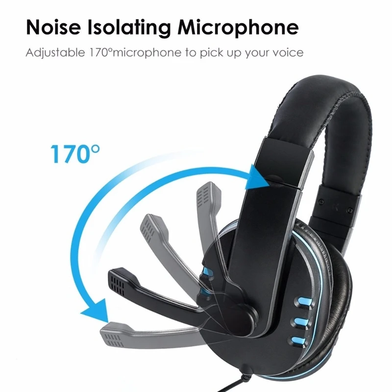 PS4 игровая гарнитура Casque Проводные ПК стерео наушники с гарнитурой микрофоном