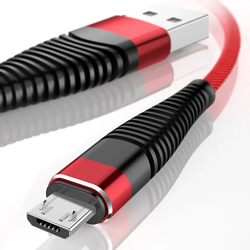 Высокопрочный USB кабель 1 м для iPhone Micro Тип C зарядный синхронизации данных и