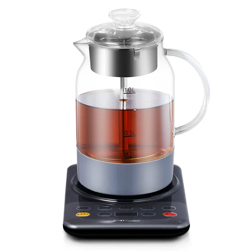 

Electric kettle Curing pot Black tea brewed ware glass electric steaming steam teapot