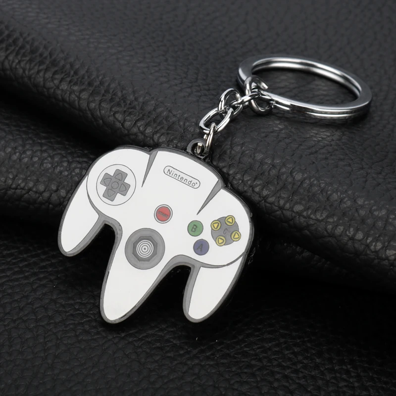 Игровой контроллер брелок геймпад Форма кулон с кольцом для ключей ювелирные