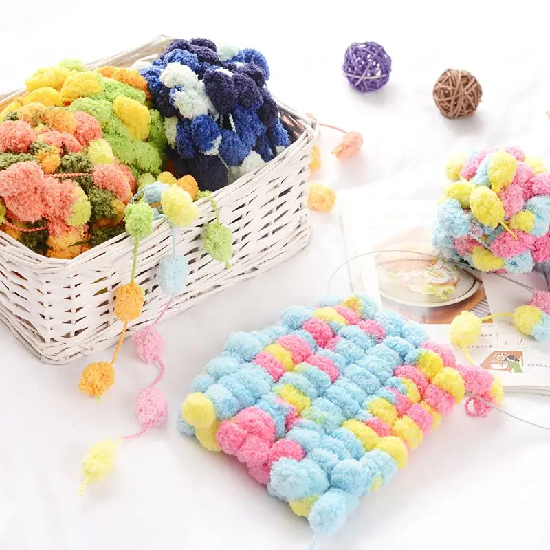 150 г/мяч толстые полиэфирные шарфы пряжа шар Жемчужная Нить тканая ручная вязка