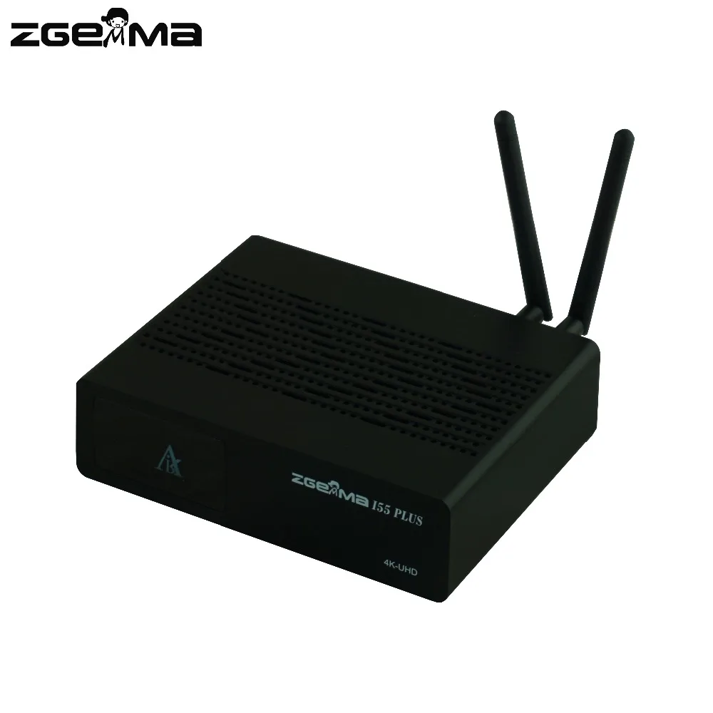 2 шт./лот Новинка 4K UHD IPTV Box ZGEMMA i55 Plus Linux OS E2 H.265/HEVC мультистрим со встроенным WiFi |