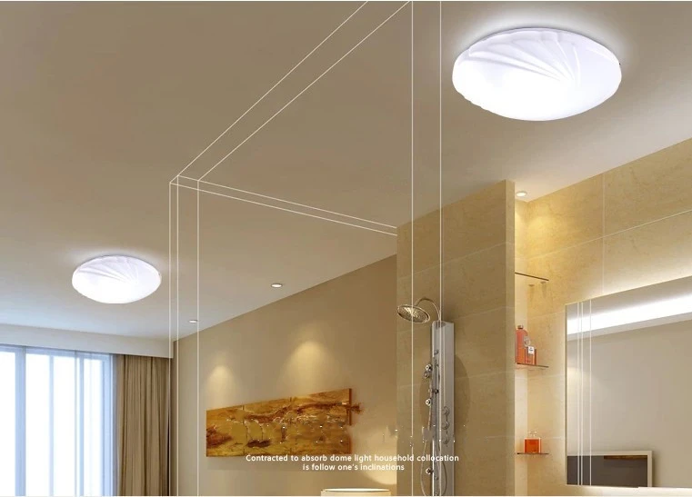 Special price led bread ceiling lamp all white phoenix tail style acrylic circular bedroom balcony lamps | Лампы и освещение