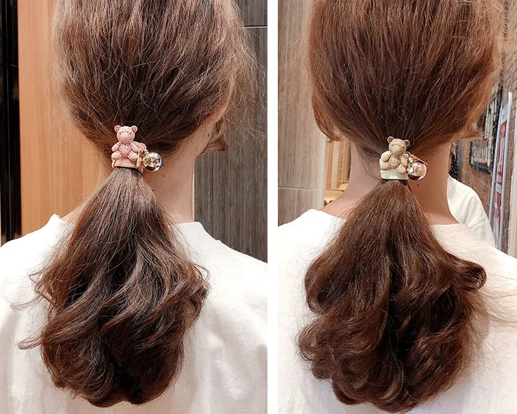 Резинка для волос женская/Детская эластичная резиновые ленты аксессуары с