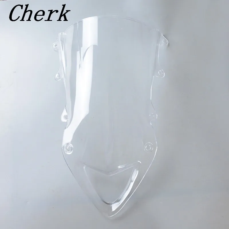 Прозрачный ветровой обтекатель из АБС-пластика для мотоцикла экран с двойными