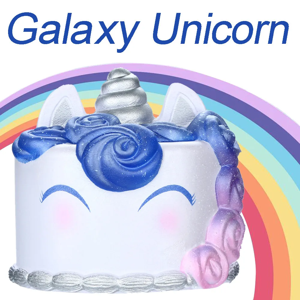 Игрушка-единорог Squishies Galaxy медленно восстанавливающие форму фрукты